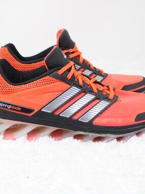 Adidas Springblade Shoes Mens 10 1/2  Infrared Black Silver Running Sneakers
